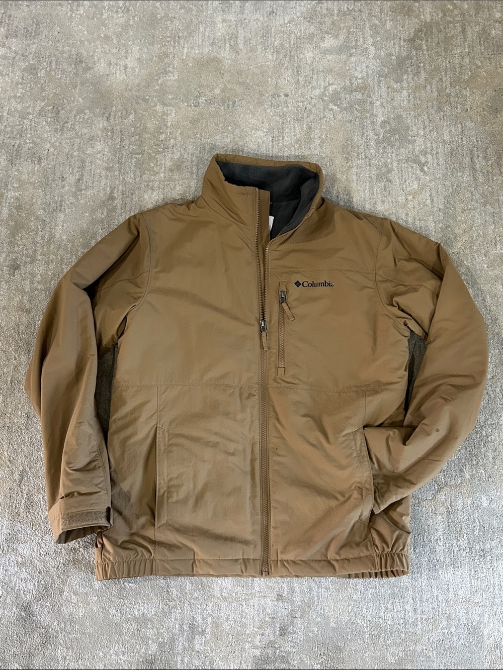 Columbia Brown Performance Insulated Full-Zip Jacket